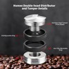 51mm Espresso Tamper, Coffee Distributor Adjustable Height, Coffee Leveler Fits