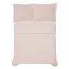CANNON - Solid Percale 4 Piece Queen Sheet and Pillowcase