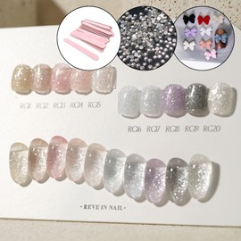 classic nail Revzel Pure Glimmer + 30 parts / 레브젤 퓨어글리머+파츠30개