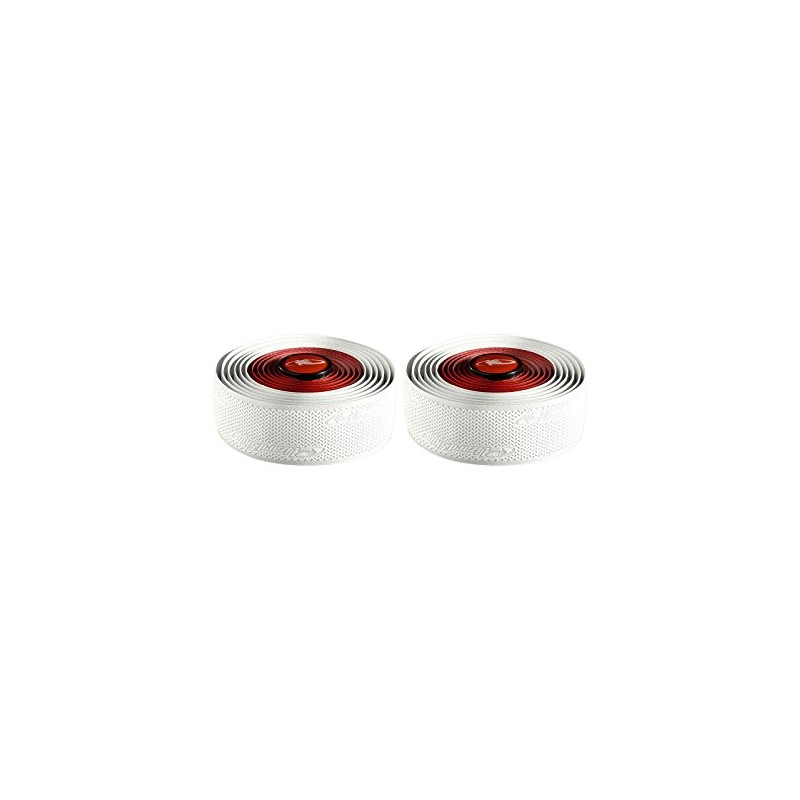Lizard Skins - DSP Dual Bar Tape 2.5mm , Red/White,