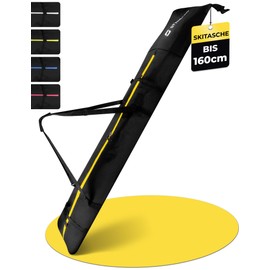 STYNGARD Andermatt Children's Ski Bag with Roll Top up to 160 cm – Children's Ski Bag Made of Robust Material with High-Quality Zippers – Ski Bag Model Andermatt