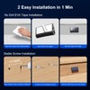 6 Pack Solar Powered Step Lights Outdoor Waterproof LED for