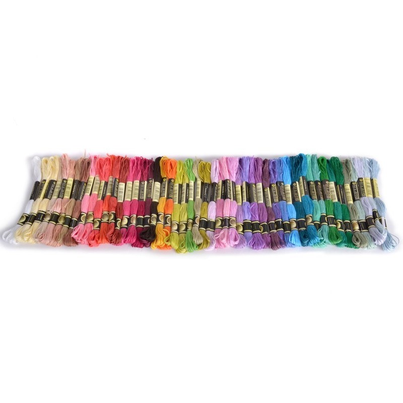 Hommy Embroidery Thread, 50 Colors, 26.6 ft (8 m), Cross