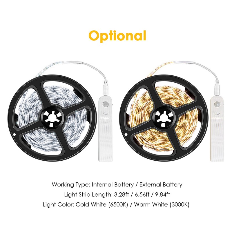 Warm White LED Strip Light 9.84ft 3000K Warm White Tape
