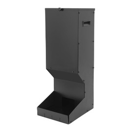 Hanging Deer Feeder Box, 11 Gallons Capacity Heavy Duty Automatic Dispenser Feeder Large Carbon Steel Deer Feeding Station with Waterproof Cover for Camps, Farms, Ranches and Animal Lovers