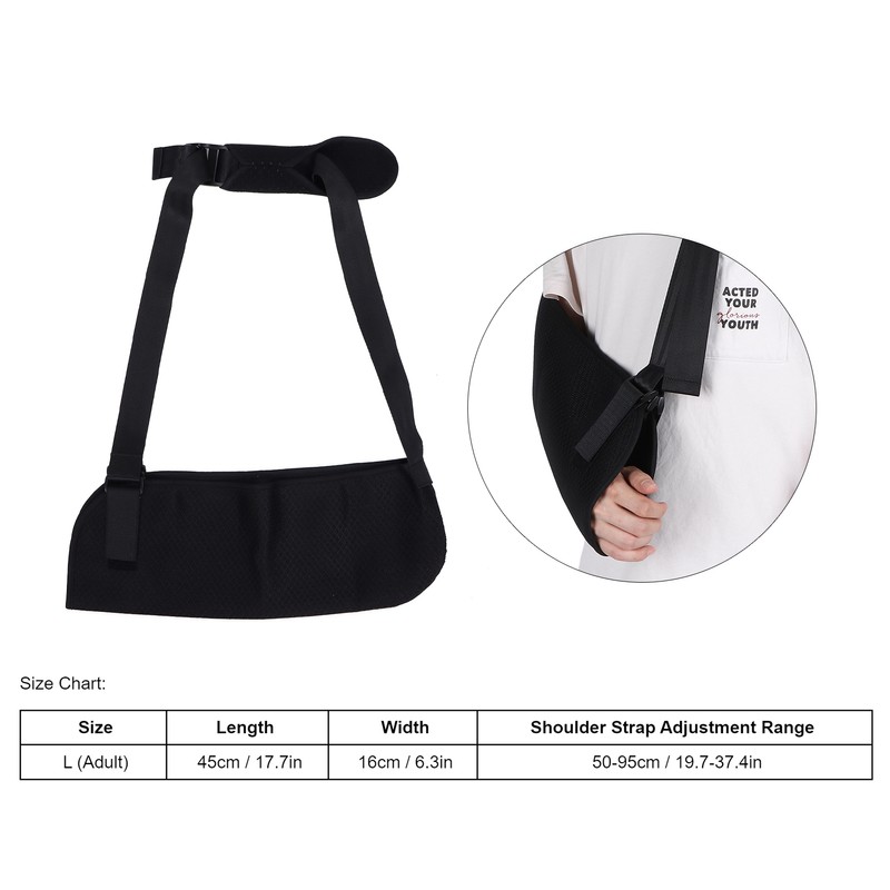 Professional Mesh Adjustable Arm Sling Breathable Fracture Injury Recovery Arm