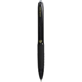 Mitsubishi Pencil UMN30705.24 Gel Ballpoint Pen, Uni-Ball Signo 307 0.5, Black, 4 Pieces