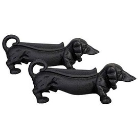 Esschert Design Cast Iron Dachshund Boot Scrapers, 2 Pack (2)