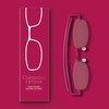 Compact Lenses Flat Folding-Reading Glasses-Berry +1.5