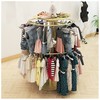 Rotatable Round Clothes Rack 2-tier Kids Clothing Rack for Boutiques,