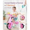 KRIDDO 2 in 1 Kids Tricycles Age 18 Month to