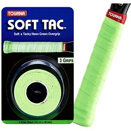 Tourna Soft Tac Overgrip Wrap, Neon Green