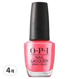OPI Nail Lacquer Manicure S083 IF YOU LIKE PINA COLADAS, pink, 4 pieces, 15ml / 오피아이 네일락커 매니큐어 S083 IF U LIKE PINKA COLADAS, 핑크, 4개, 15ml