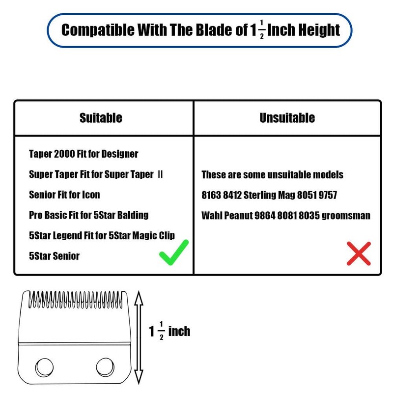 CR8GR8 Professional Hair Clipper Combs Guides, Hair Clipper Guards 1