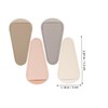 Outanaya 4pcs Cuticle Scissors Protective Covers Pu Leather Nipper Caps