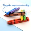 BAZIC 8 Color Premium Quality Super Jumbo Triangle Crayon