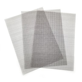 3Pcs 304 Stainless Steel Wire Mesh Sheets 20 Mesh Fine Mesh Metal Mesh Sheet Flexible Air Vent Fine Mesh Rodent Mesh for Windows Filter Air Brick Floor Vent (150x210mm)