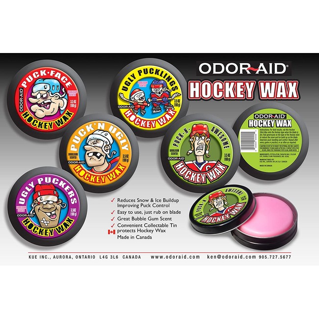 Odor-Aid Puck N' Awesome Hockey Stick Wax