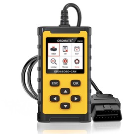 OBDMATE - Escáner de coche, lector de código de motor de verificación mejorado 2025, herramienta de diagnóstico OBDII lectura y códigos claros, impresión inalámbrica, prueba de voltaje de batería