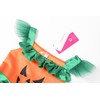 ReliBeauty Girl Halloween Pumpkin Dress with Handbag, 110