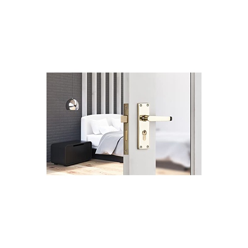 Designer Levers - Victorian Straight Lever Door Handles - Polished