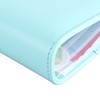 A6 PU Notebook Binder with Transparent Card Pocket Magnet Clasp
