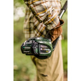 Hooyman Cordless 40 Volt Pole Saw Battery with Charge Level Indicator, 70 Minutes of Power Per Charge, and 40 Percent Longer Life for Tree Pruning, Tree Trimming, Hunting, Camping, and Outdoor