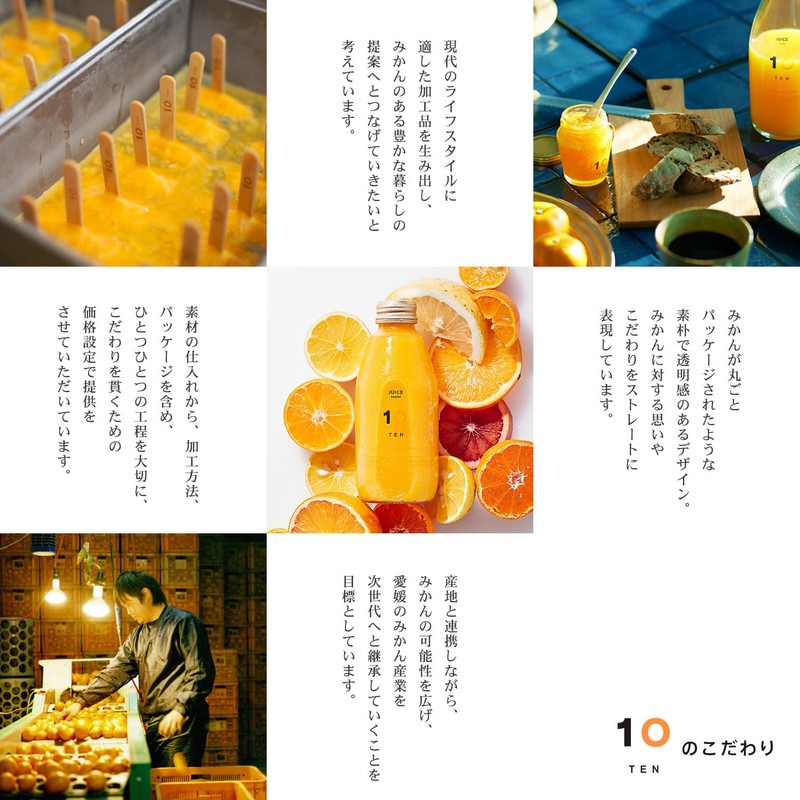 10FACTORY コラーゲンゼリー BIURA ビウラ ポンカン風味 120g 愛媛産 みかんゼリー 新田ゼラチン 国産