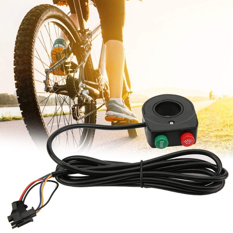 KIMISS Horn Headlight Switch Handlebar Replacement Part for E-Bike Light