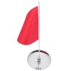CORHAD 1 Set Golf Flagpole Training Flag for Golfing Small Golfing Flags Golfing Practice Flags Golfs Pin Flags Golf Putting Green Flagpoles Golf Hole Cup Tray Oxford Cloth Mini