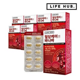 Life Hub [라이프허브]라이프허브 혈당케어엔 바나바 7박스(500mg x 210정) 7개월분 없음