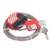 Safety Padlock Set Adjustable Stainless Steel Cable Lockout and 38mm