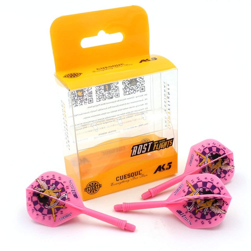 CUESOUL Integrated Dart Shaft and Flights in Standard Shape, Set