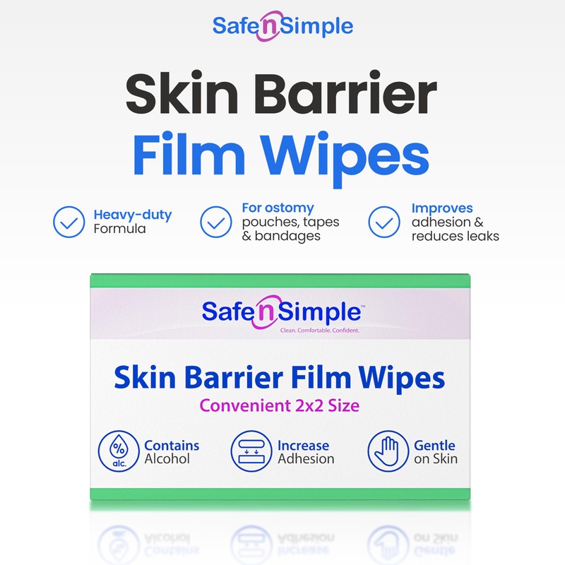 Safe n' Simple Skin Barrier Wipe with Alcohol - 50