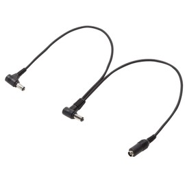 TECH DC Cable Power Distribution Cable 2 Crotch Power Supply Cord DC-2 Black
