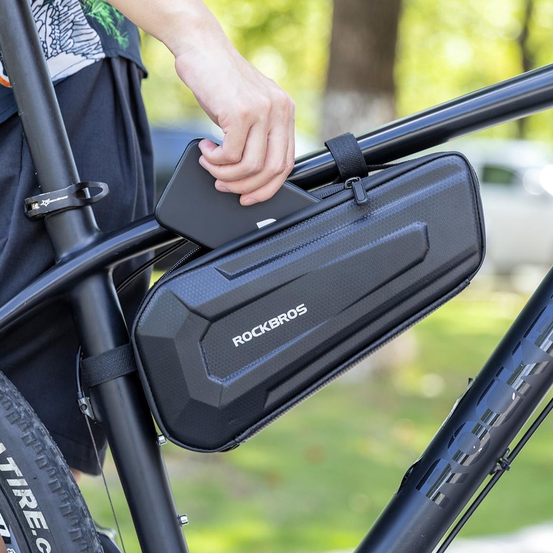 ROCKBROS Frame Bag, Bicycle Bag, Top Tube, Waterproof, Large Capacity,