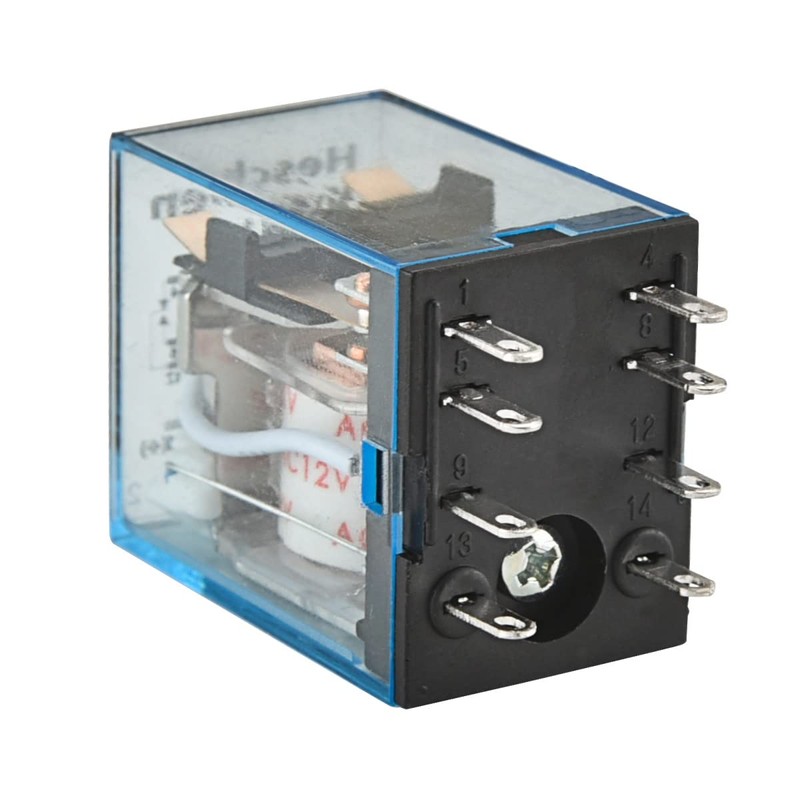 Heschen Gereral Purpose Relay MY2NJ 12VAC Coil 5A 24VDC/220VAC DPDT