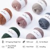 NICEEC 3 Skeins Soft Merino Wool Yarn - Soft &
