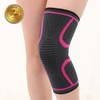 Joint-Friendly Slim Line Knee Support Brace Compression Pink/S 2ea