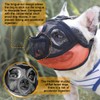 BARKLESS French Bulldog Muzzle, Short Snout Mesh Dog Muzzle with