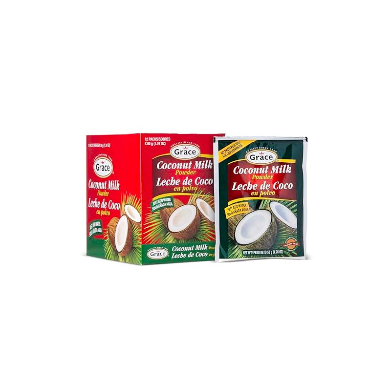 Grace Coconut Milk Powder 1.76oz - 12 Pack - Leche
