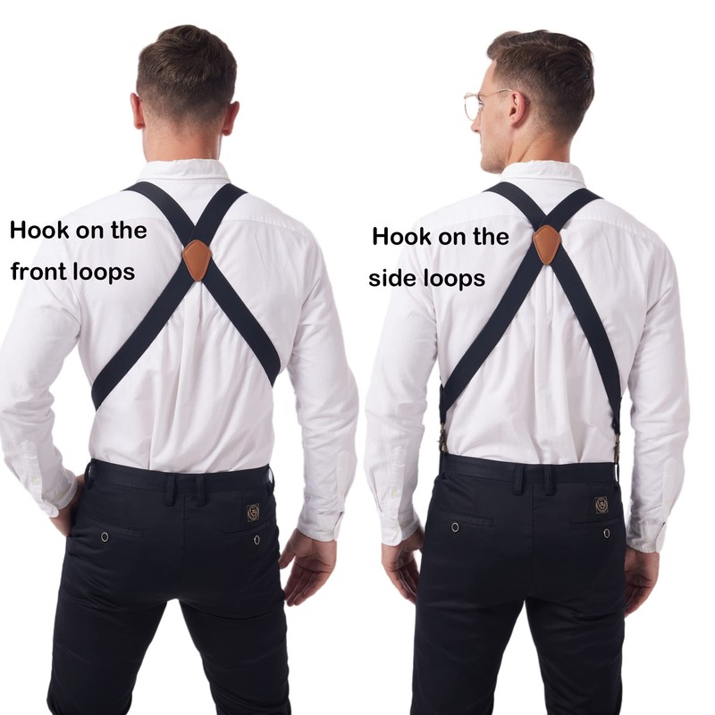 LazarsSpace Suspenders for Men Heavy Duty for Big and Tall