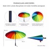 EGTMA Paraguas Arcoiris Proud Reforzado Grande De 95cm 450g