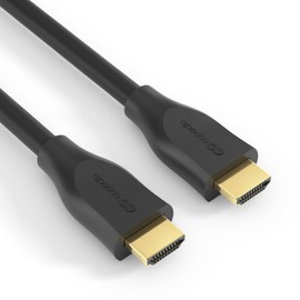 conecto CC50817 Premium Certified High Speed HDMI Cable with Ethernet, Cast Design Connector, Gold-Plated Connectors, 5.0 m, Black