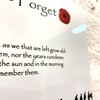 ShopQuality4U Soldiers Military Poppy Lest We Forget Printed on Glossy