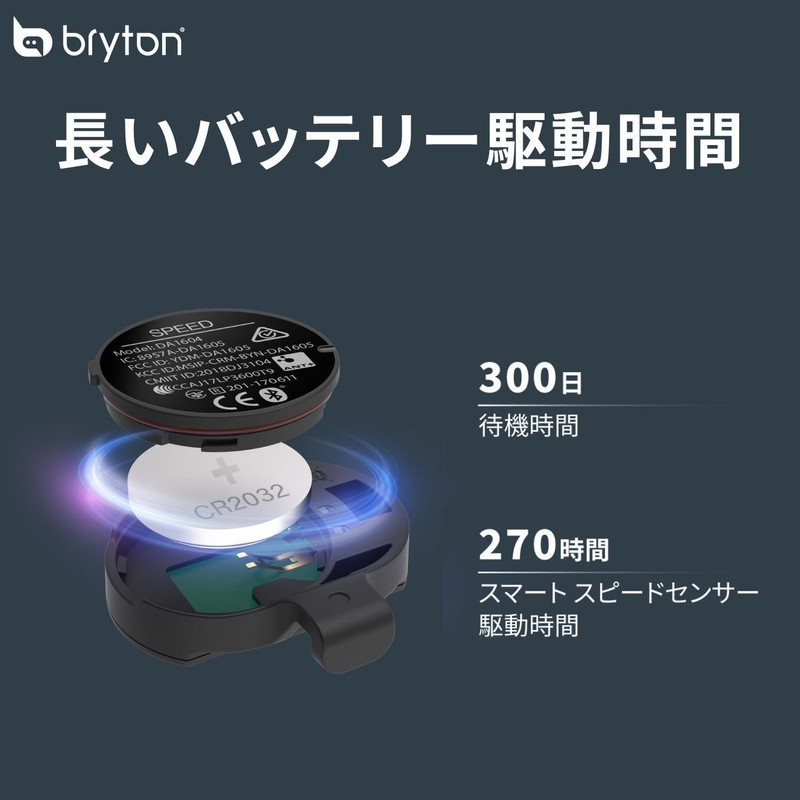 Bryton Smart Speed Sensor Bicycle Sensor ANT+ & Bluetooth Wireless