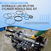 Hydraulic Log Splitter Cylinder Rebuild Seal Kit Fits for 4.0"Bore
