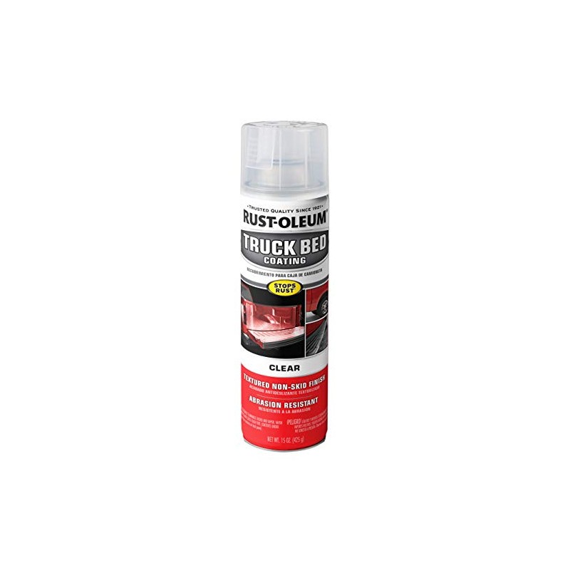Rust-Oleum 352594 Automotive Truck Bed Coating Spray, 15 oz, Clear