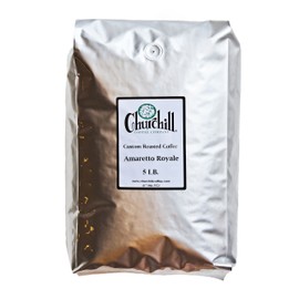 Churchill Coffee Amaretto Royal 5 lb - Ground