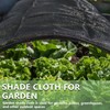 Quobiad 40% Shade Cloth 14x20 FT, Black UV-Resistant Sunblock Mesh